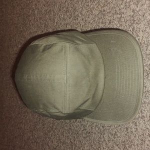 Yupoong 5 Panel Cotton Adjustable Strap Military Olive Green Hat Cap OSFM